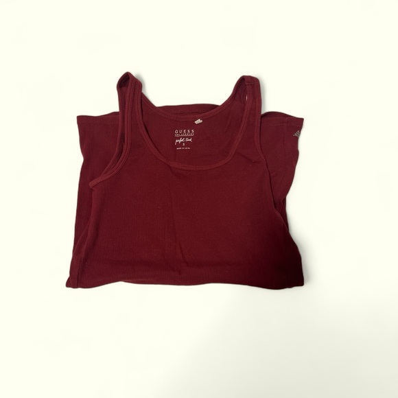 Guess maroon tank top - Picture 1 of 4